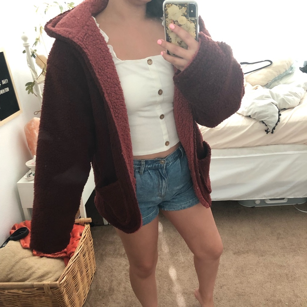 Reversible Sherpa jacket
